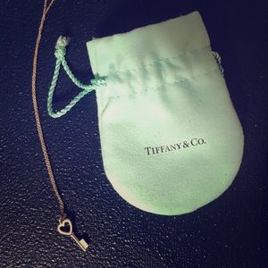 Small Tiffanys key necklace